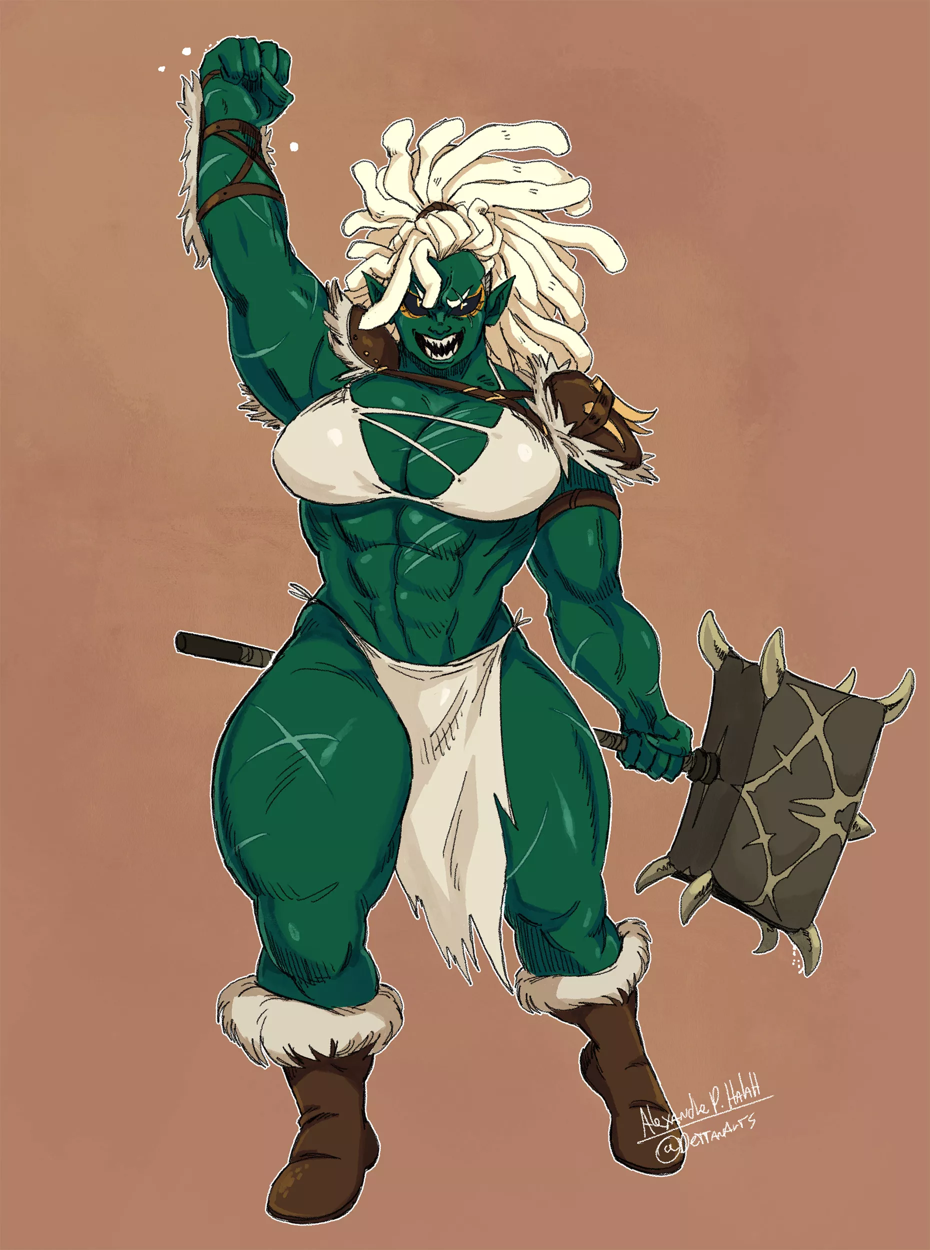 Orc warrior, by dettan-art