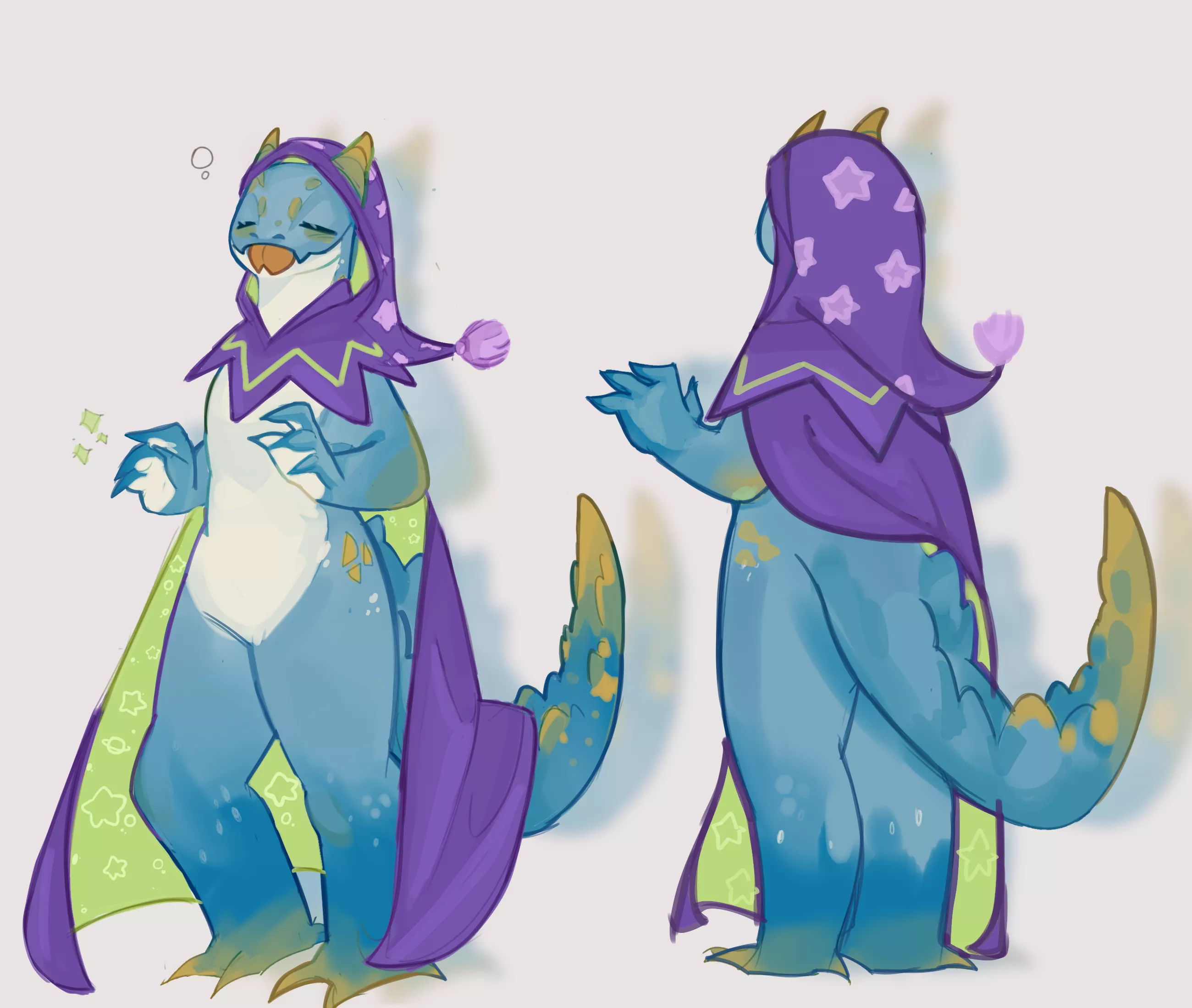 Sleepy kobold adopt! (art by me)