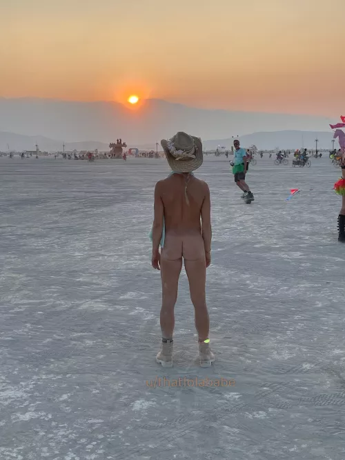 Still riding the sparkles from my naked burning man adventure!