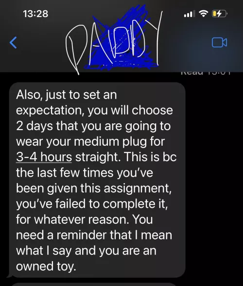 The results are in the caption. I need to remember that I’m owned [F] and don’t have choices. He’s being kind. He should have whipped me.