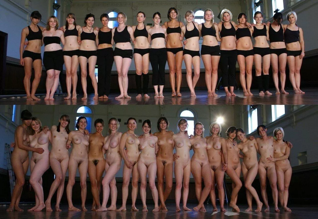 The whole yoga class…