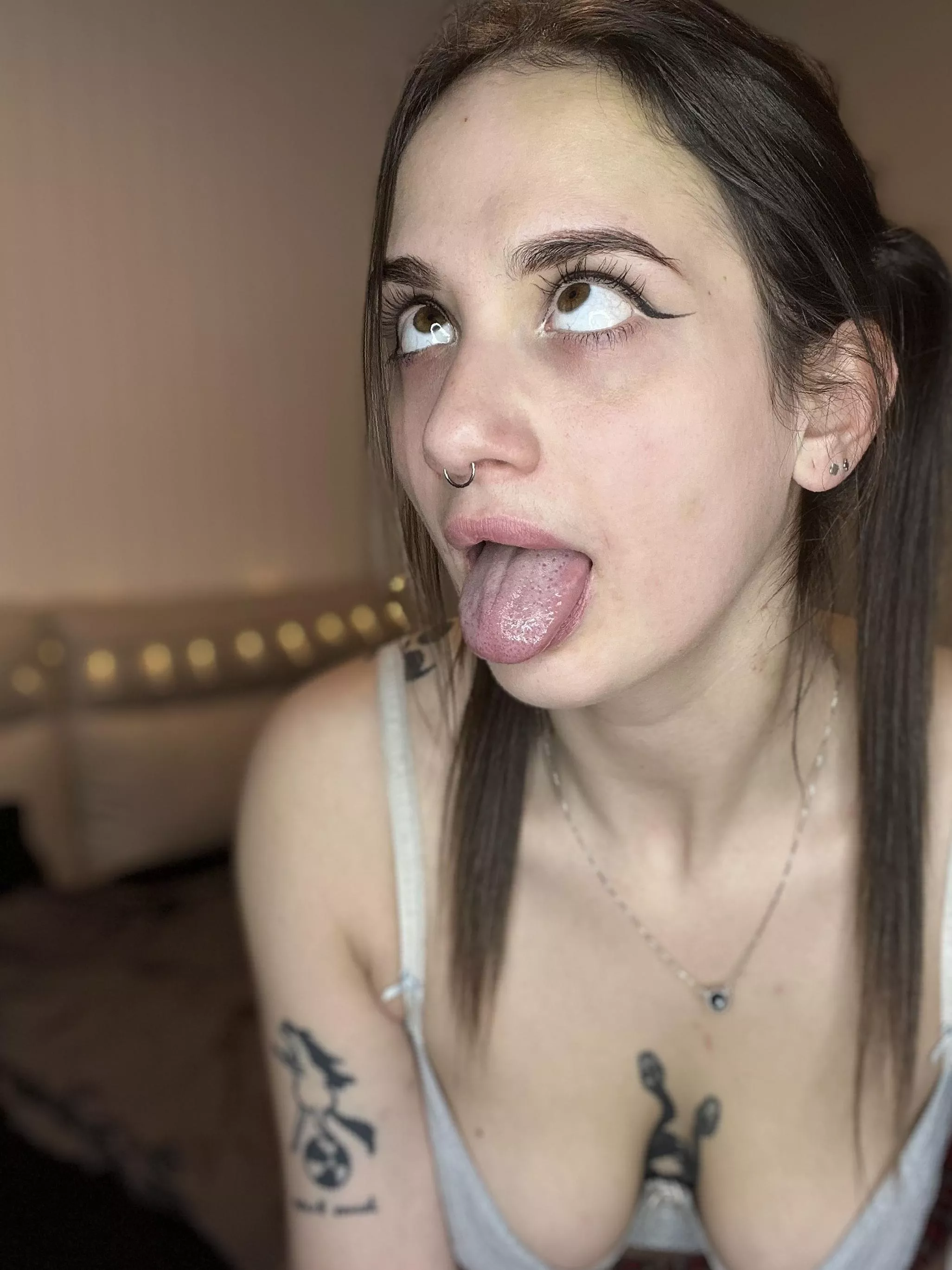 Wanna taste my tongue's forbidden desires?