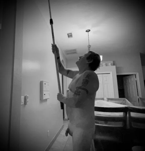 Who says you cant paint naked?