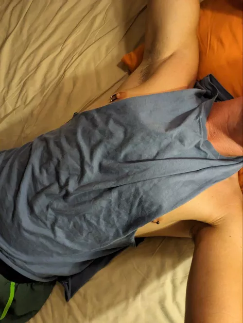 After swimming training