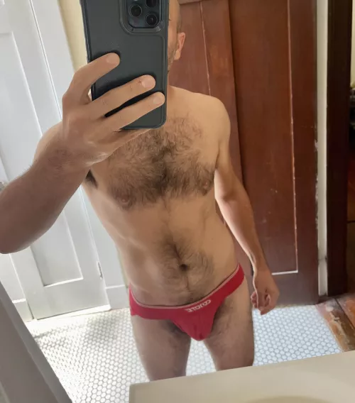 Always wearing a jock