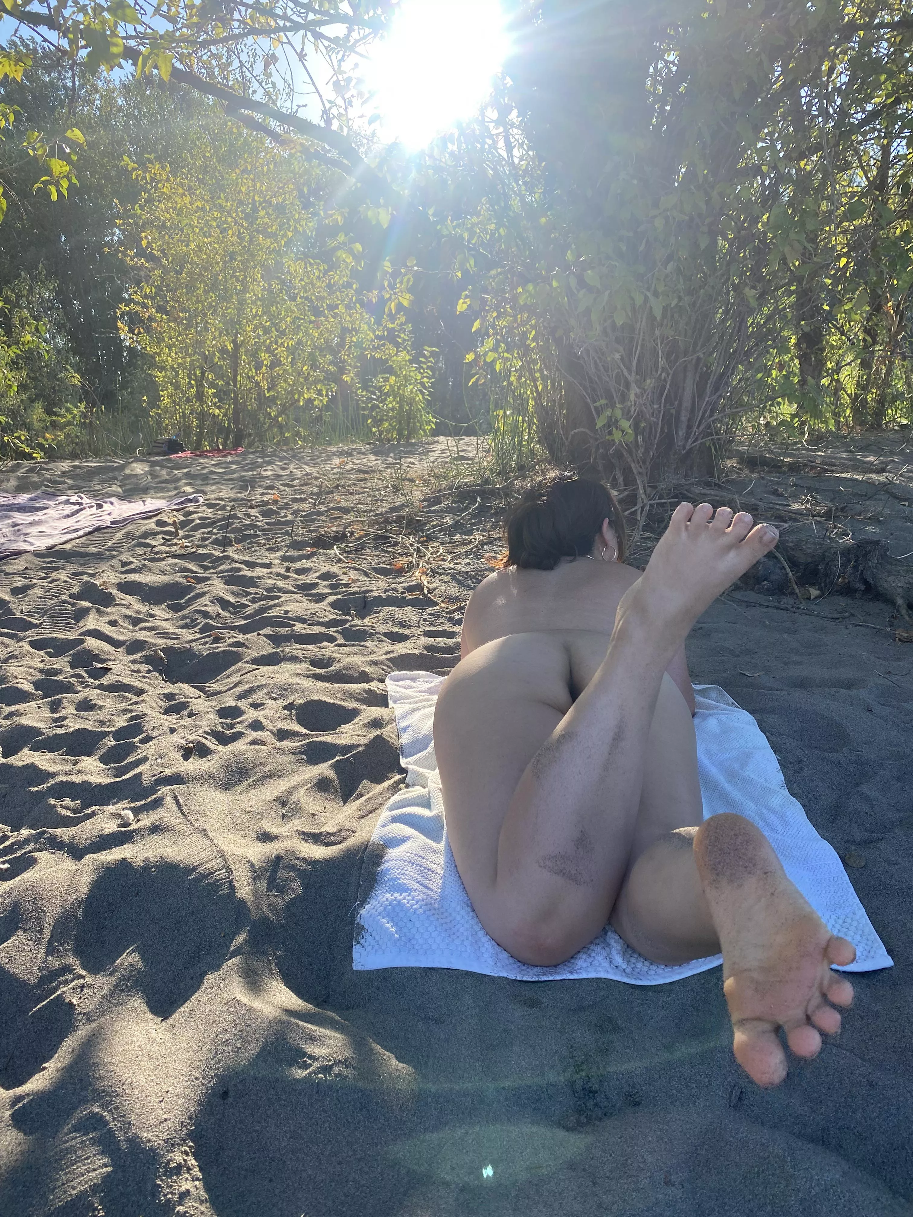 Another day, another nude beach. Today at Collins Beach-Sauvie Island, OR