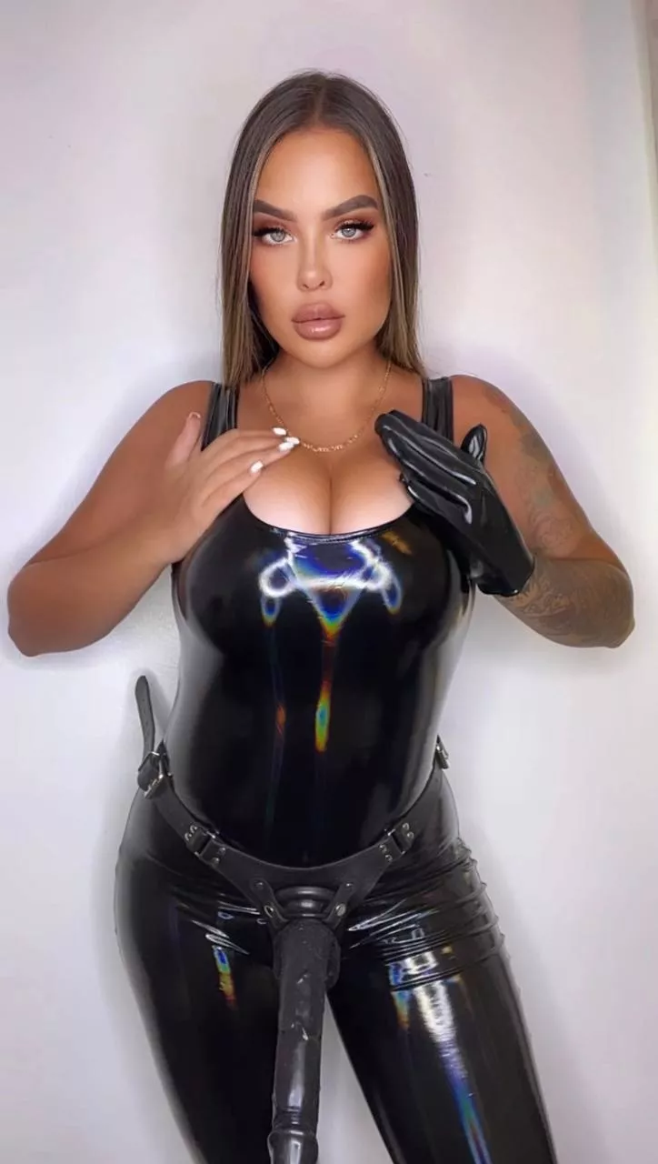 Aren't you the naughtiest? Mommy's gonna teach you a lesson.