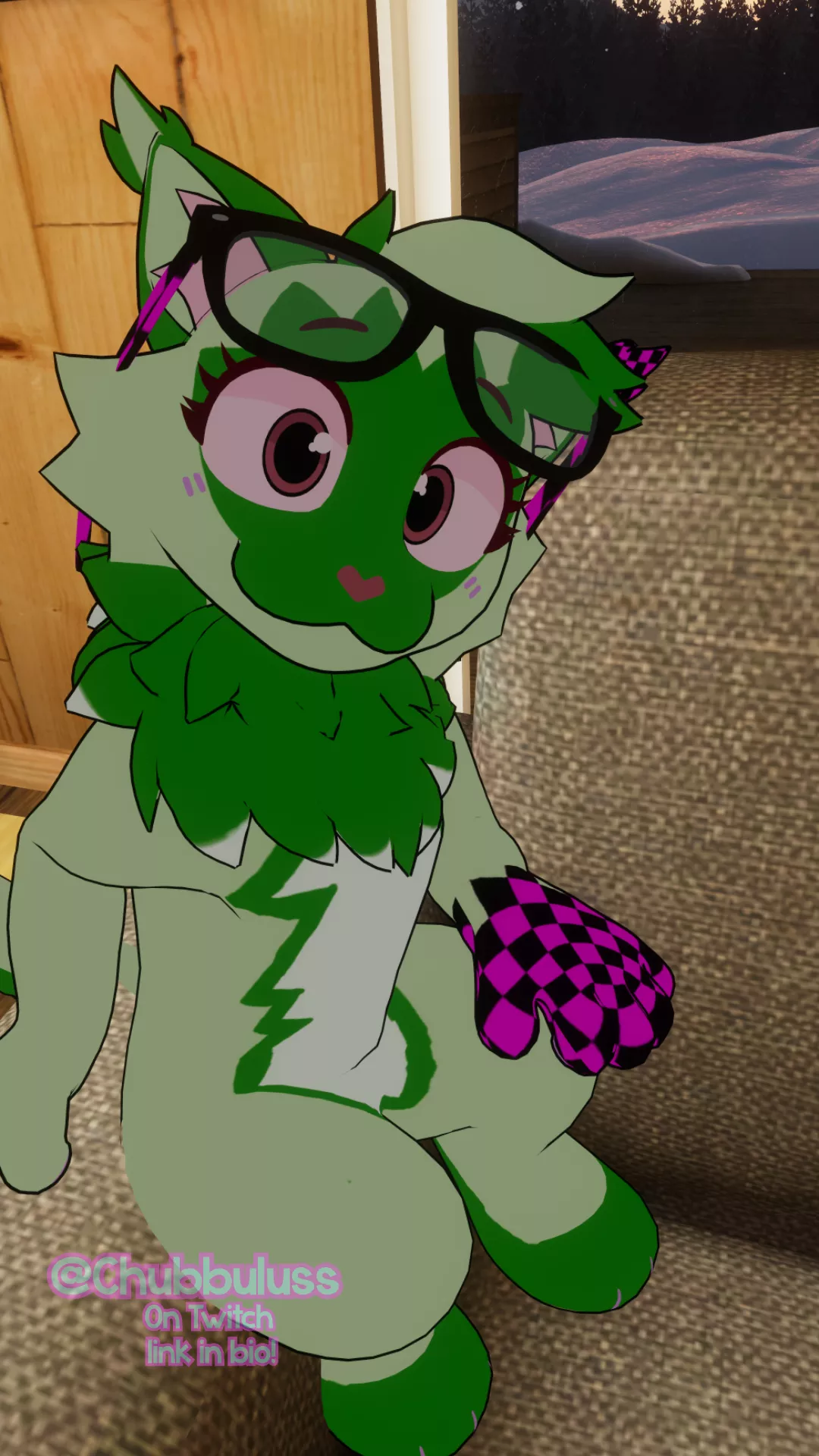 Come tell da Kitty how your day has been! She's here to listen!