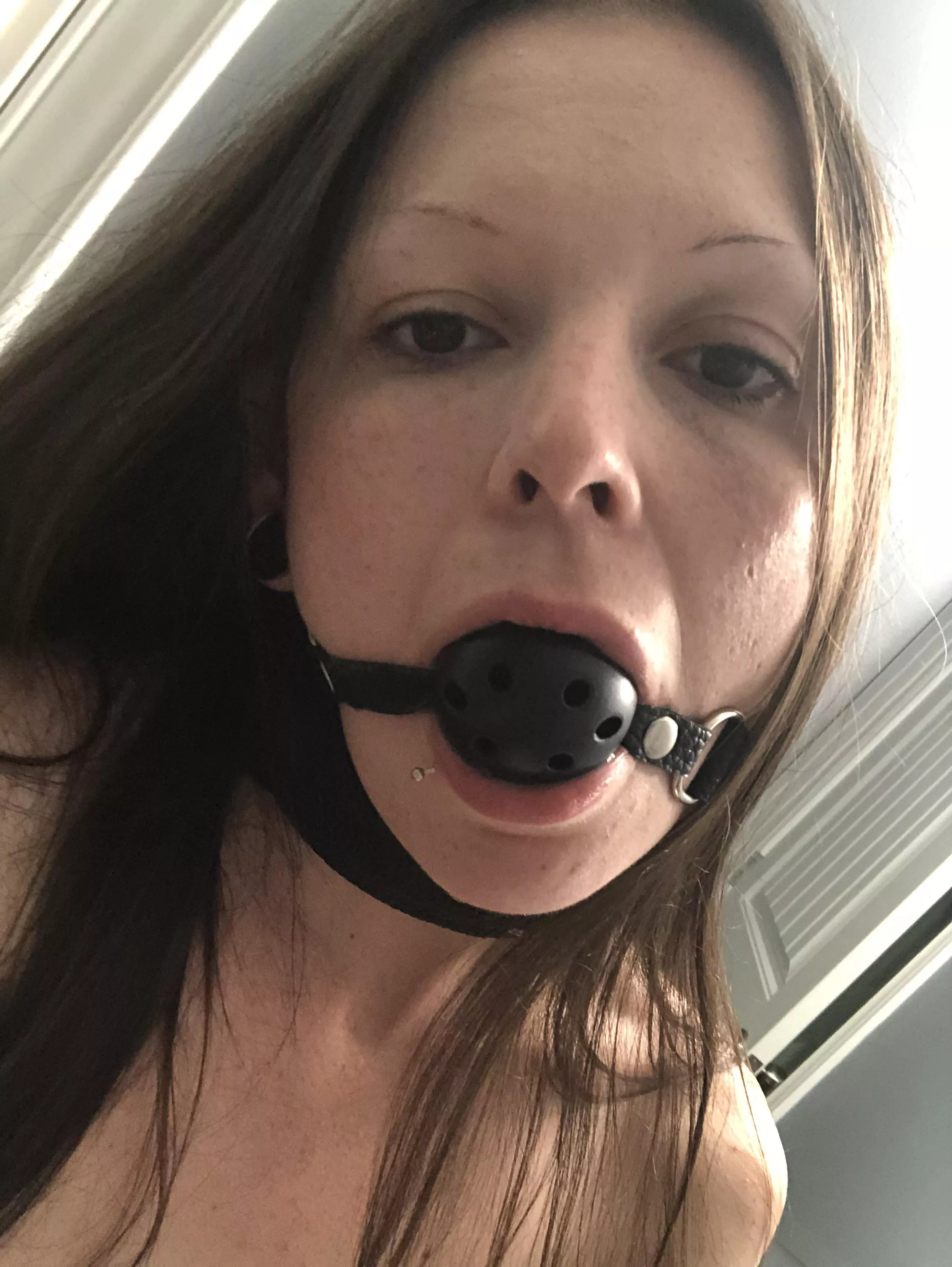 Gagged slut