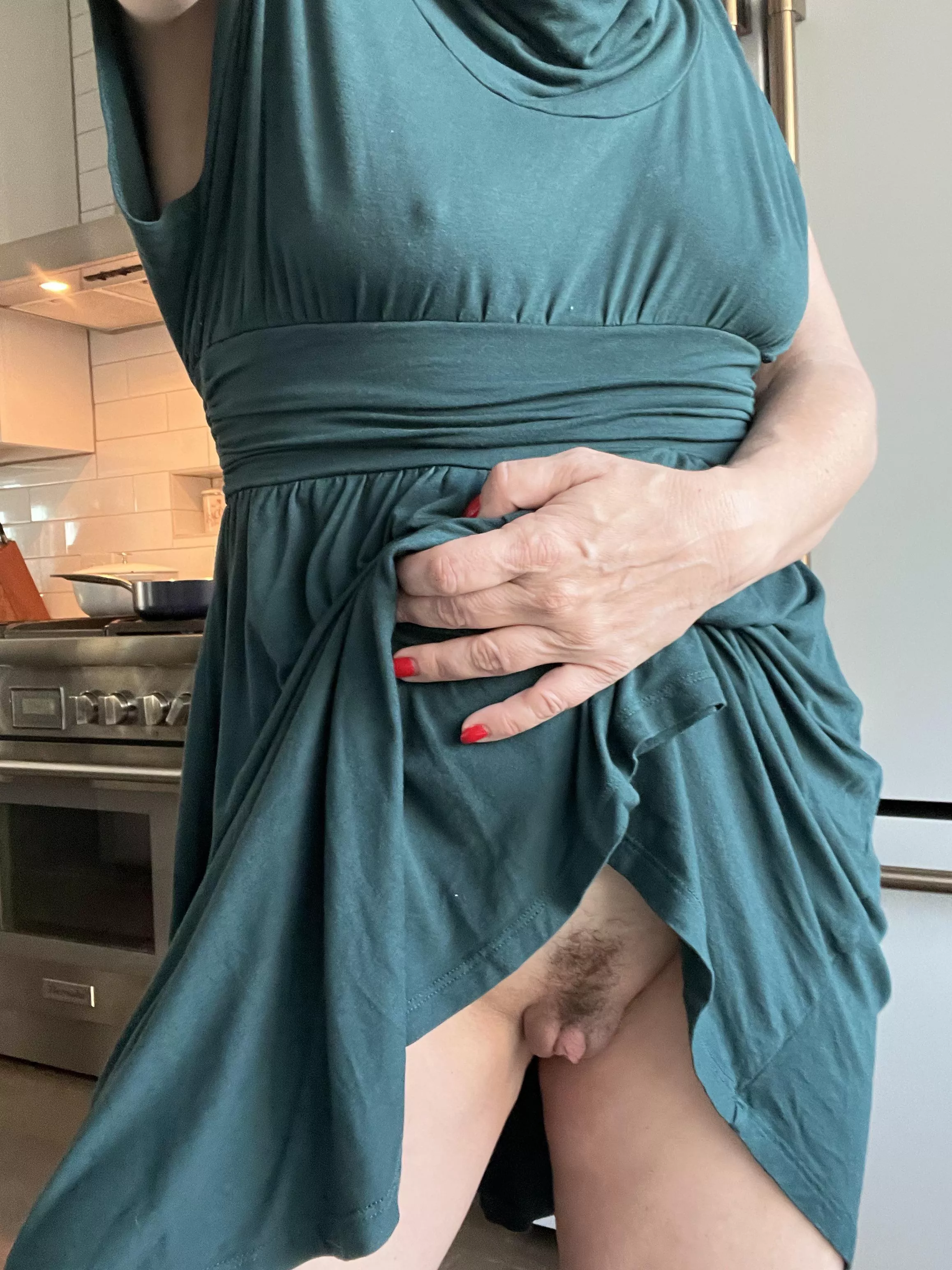 Making breakfast this morning.