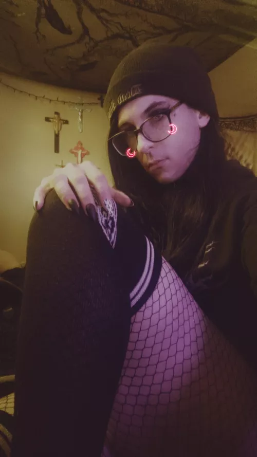 My crucifix collection just watching me get yassified 🫠