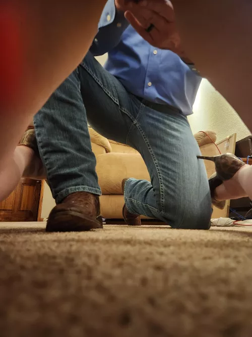 My view at one moment last night.