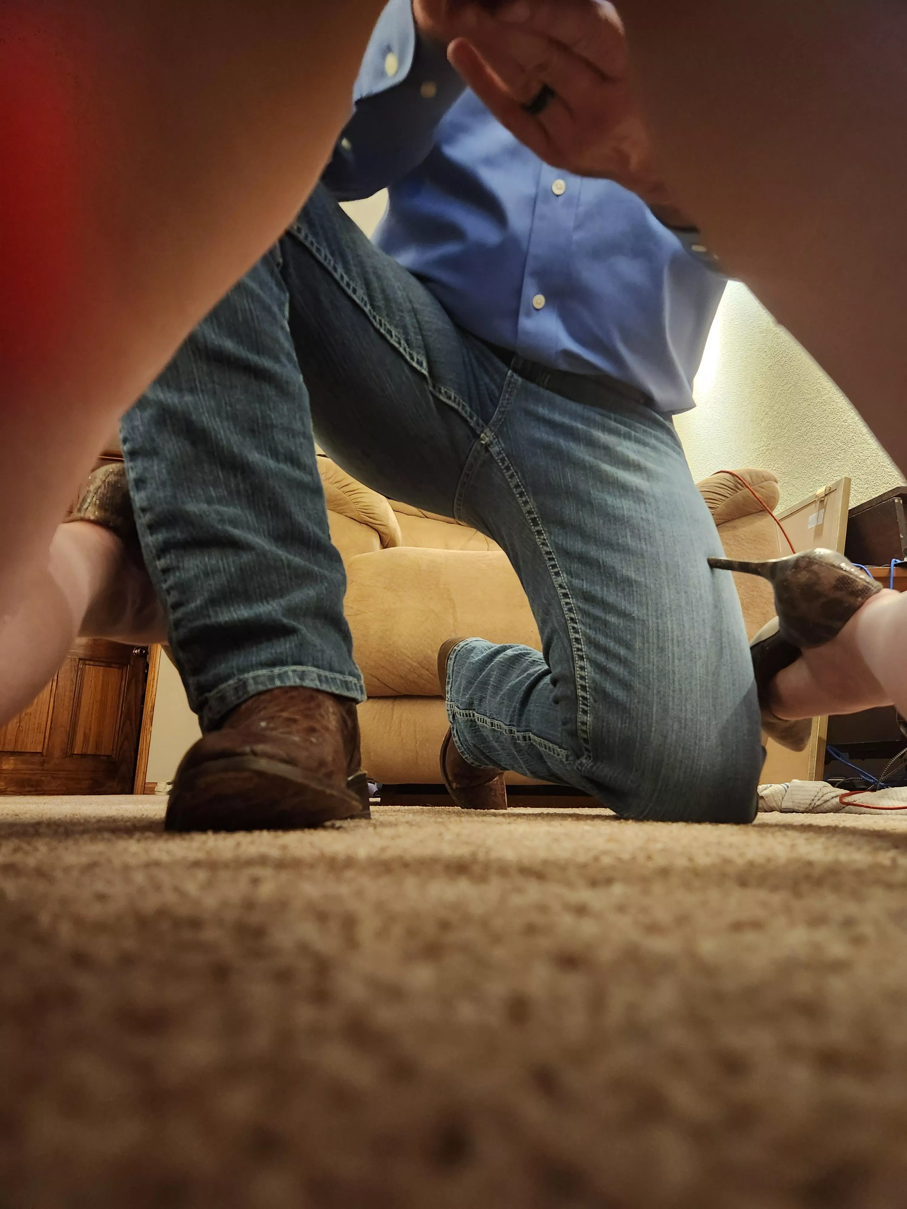 My view at one moment last night.