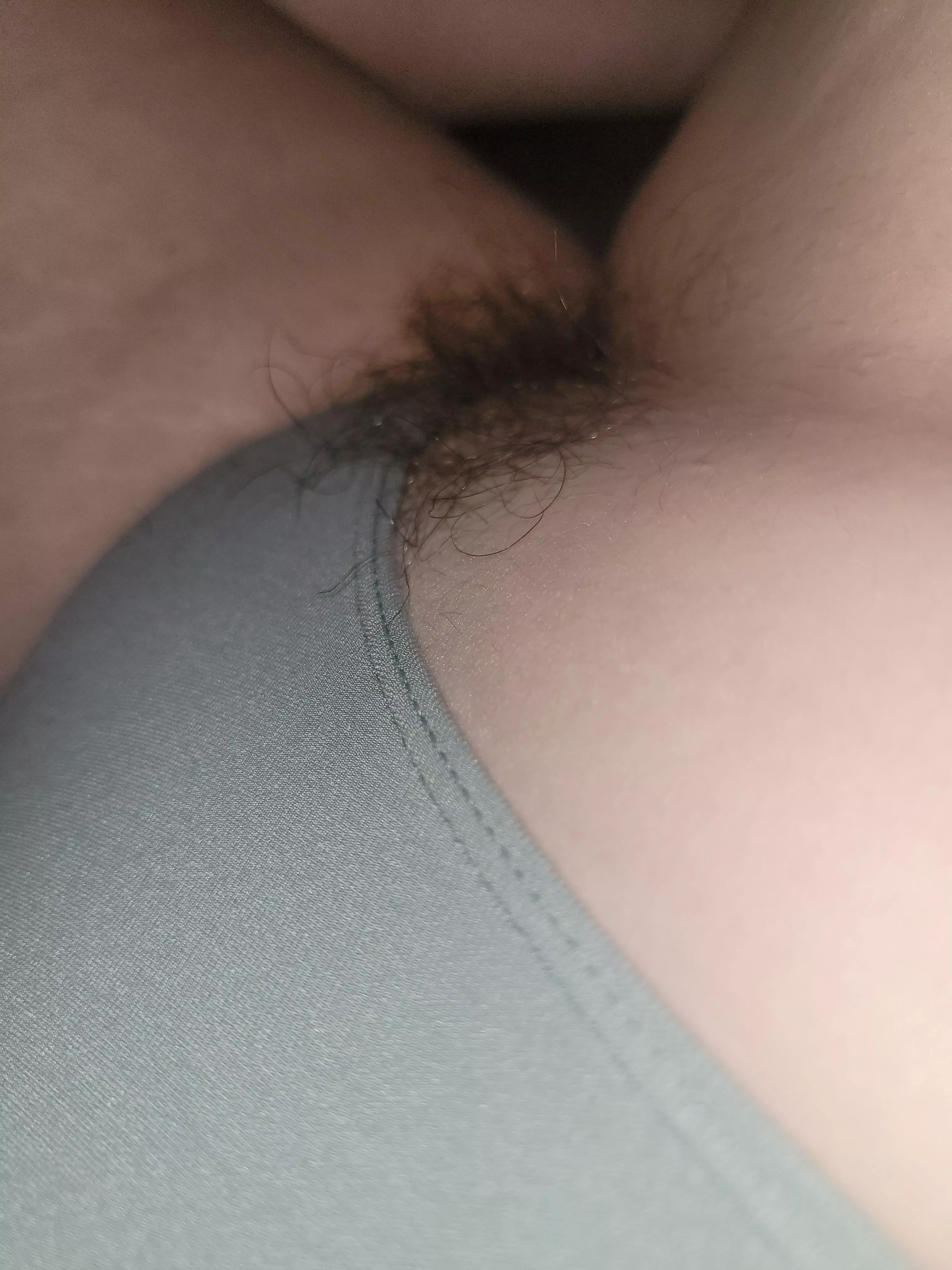 Oops my bush is poking out