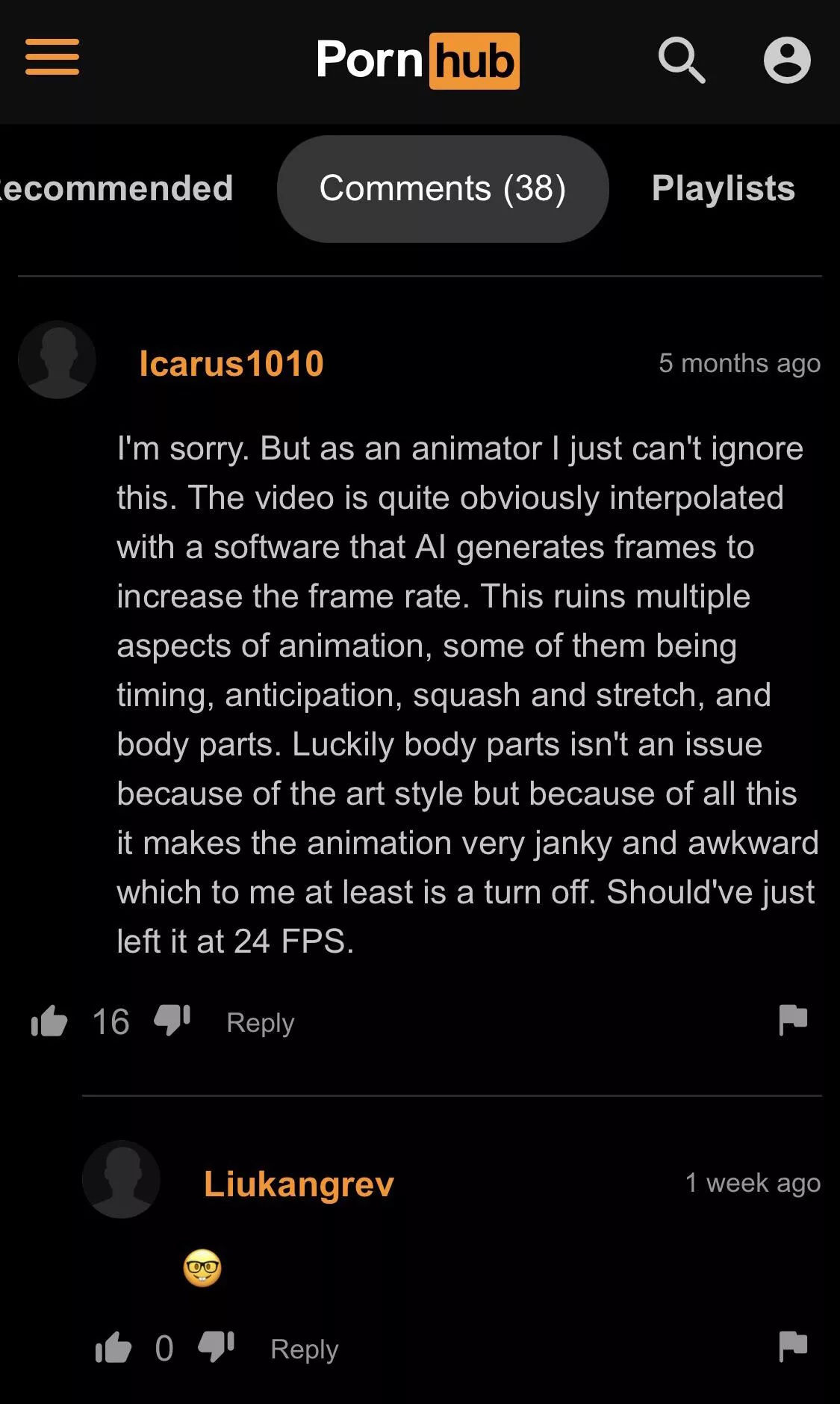 “Umm actually this wasn’t animated right”