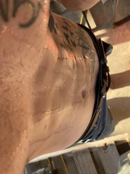 Well, it was definitely hot and I do have tattoos