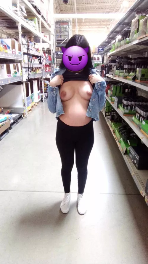 Wife always making shopping trips fun