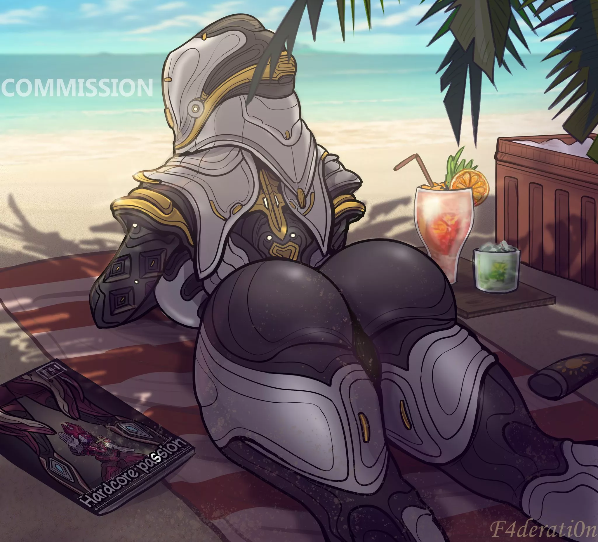 [Wisp Graxx] Trying To Cool Off On The Beach [F4derati0n]
