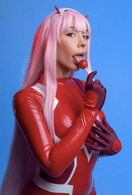 Zero Two from Darling in the franxx by Alice Bong