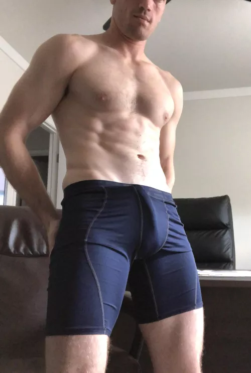Anyone else get this hard after a workout?[m]