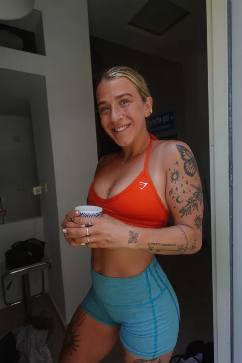 coffee and a workout (f) wanna join