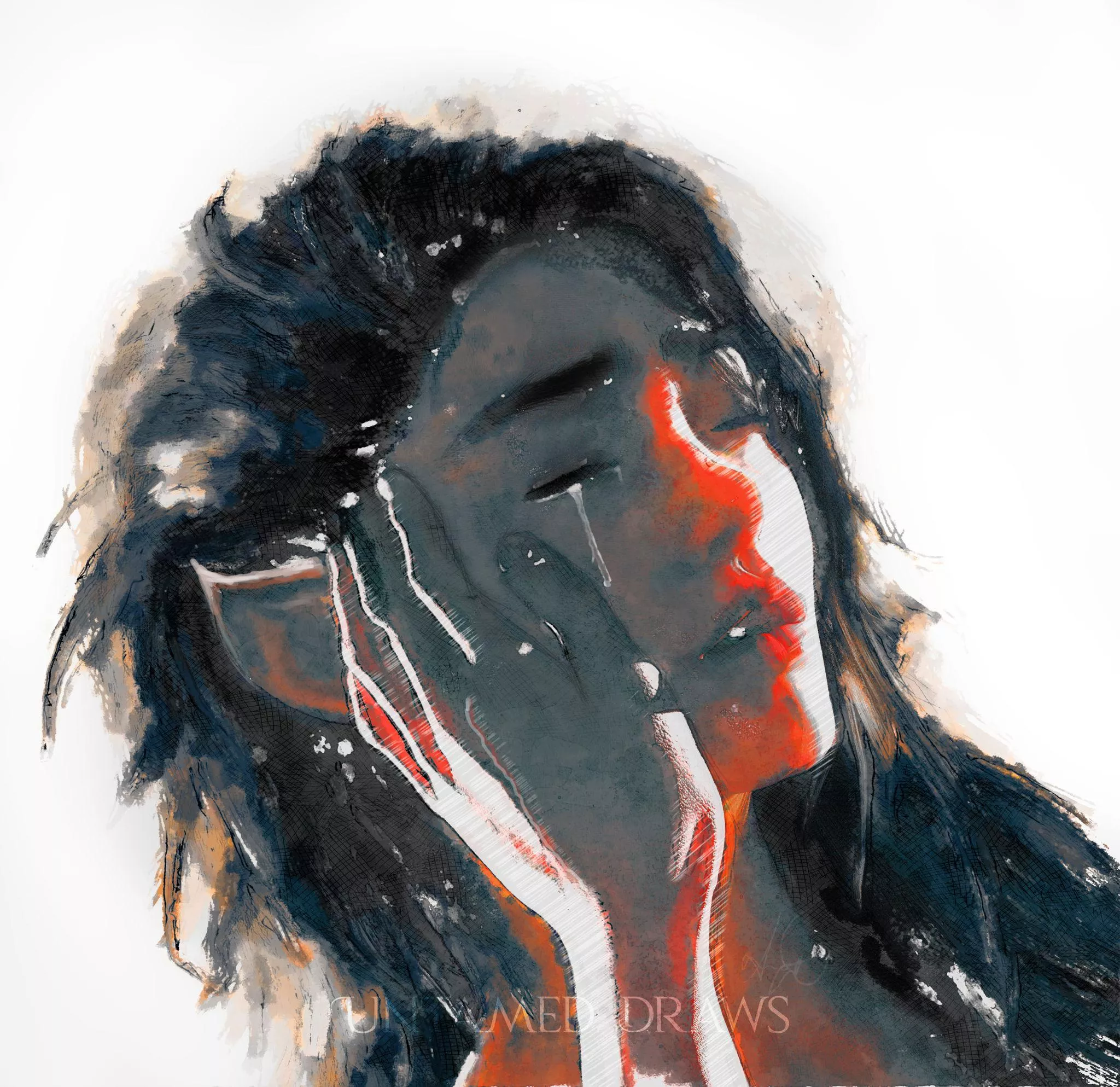 [For Hire] [OC] Heartfelt DnD Fantasy Elf Masterpiece (by me Untamed.Draws)