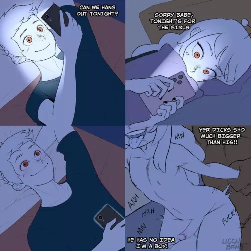 he also has no idea how much of a sissy slut you are