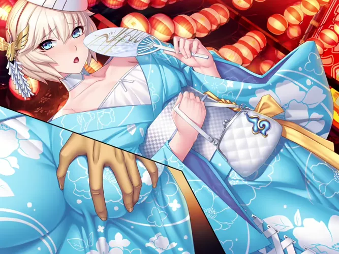 he looks really sexy in the kimono (bansankan) [taimanin]