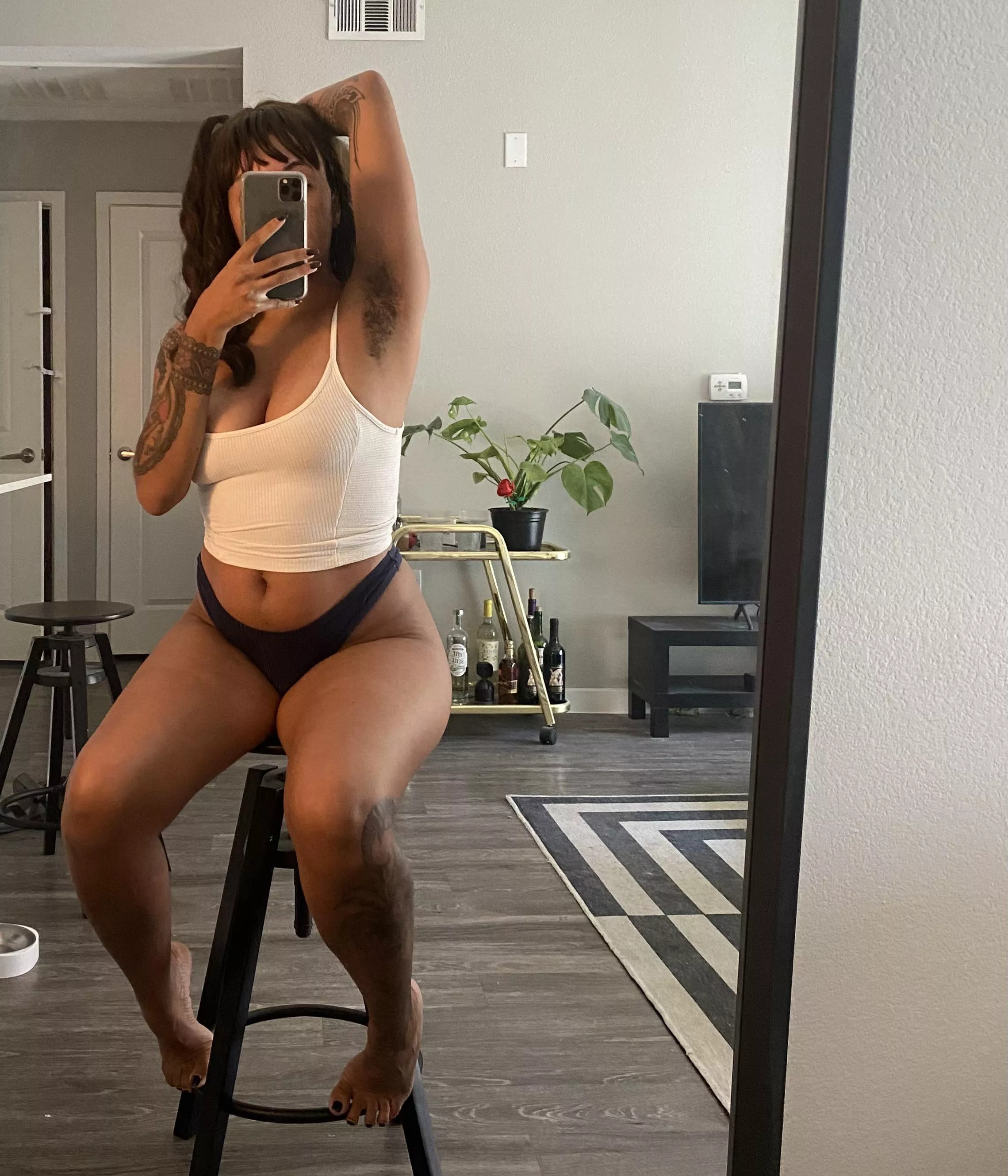 I think I might trim my hairs a bit today