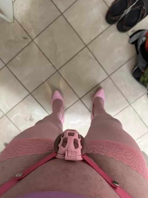 I was feeling all pink this morning ☺️