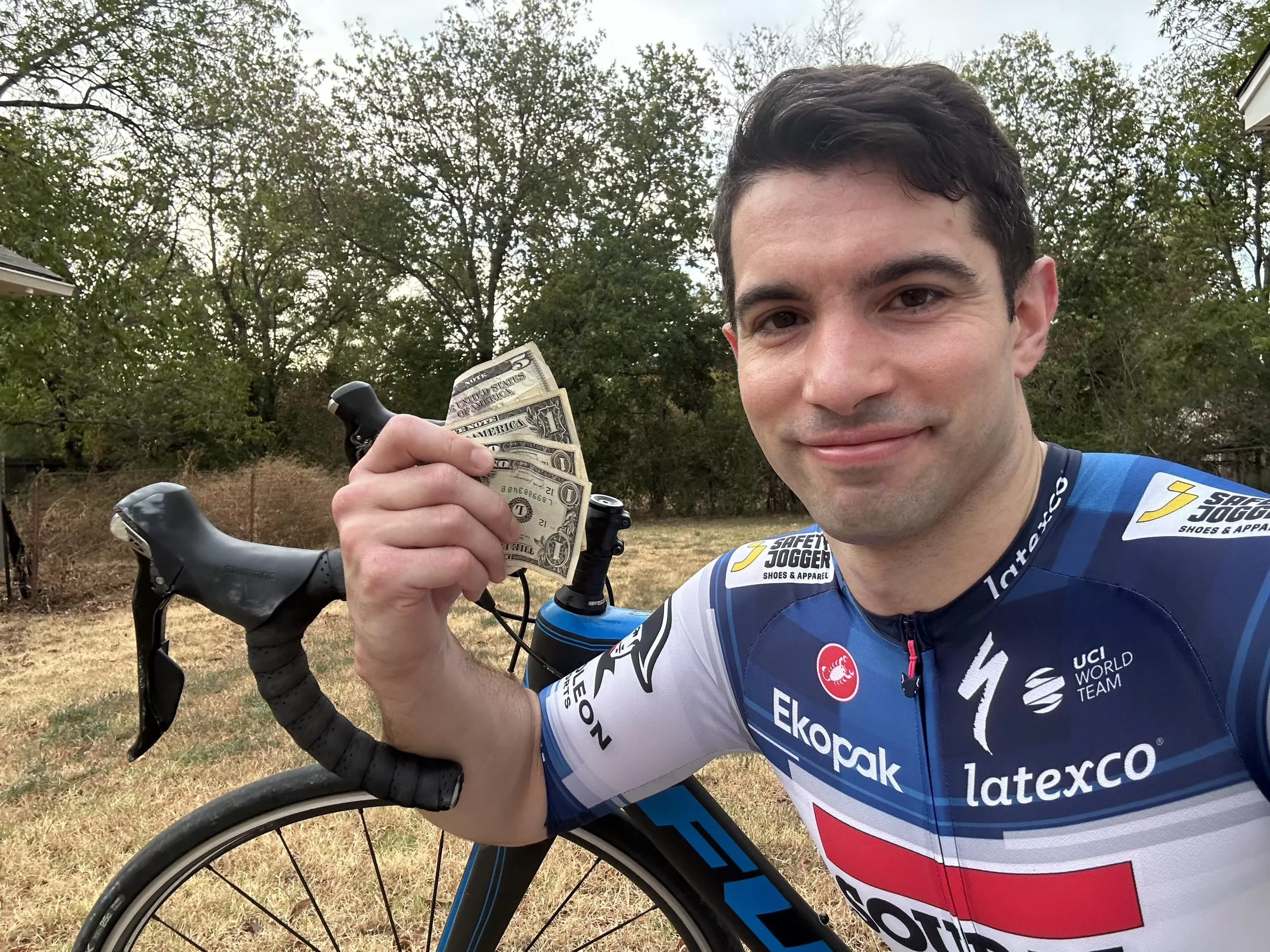 I worked so hard this summer to get my cycling average speed up to 20 mph…and today I finally did it! Just as I turned my final corner, I spotted $8 on the road, so two wins today! I worked so hard this summer to get my cycling average speed up to 20 mph…and today I finally did it! Just as I turned my final corner, I spotted $8 on the road, so two wins today!