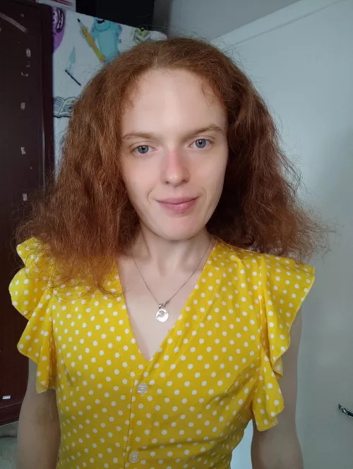 I'm happy and smiling!