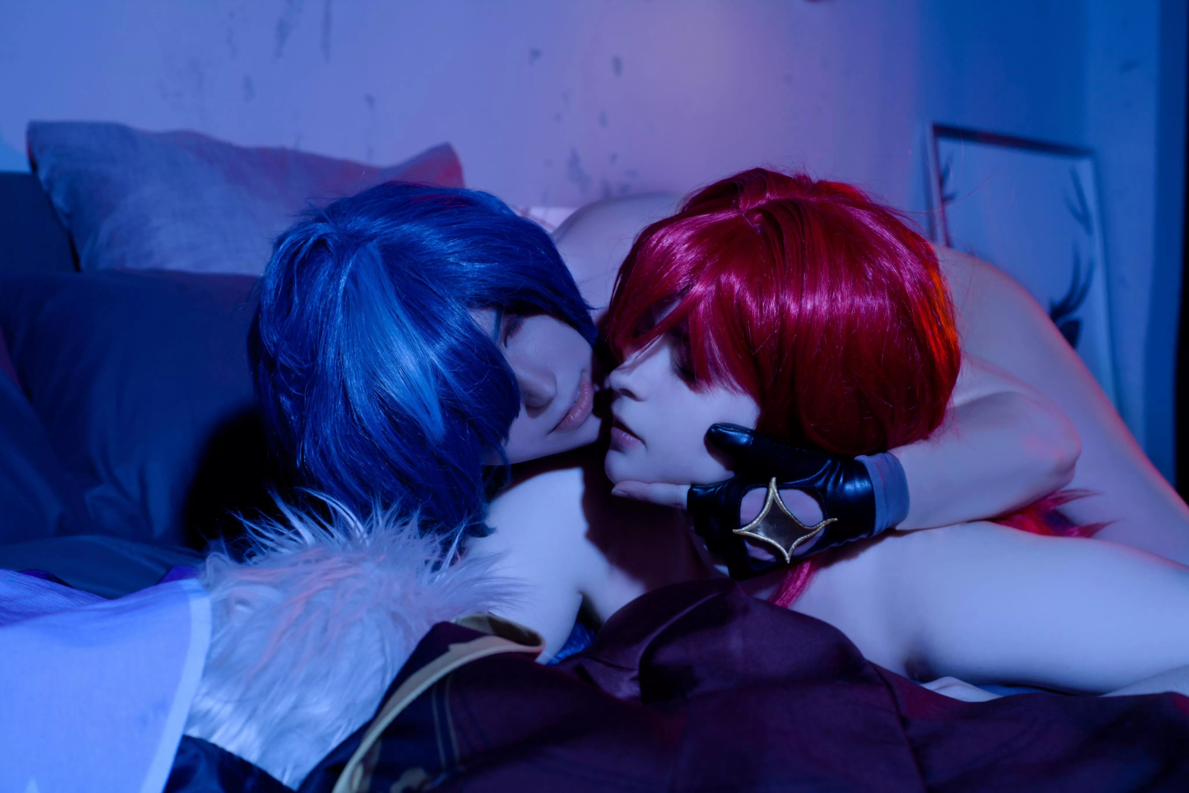 Kaeya by Akira_089 and Diluc by Wolfskayers