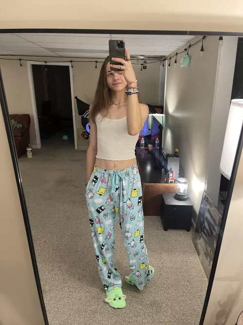 look at my new pj’s 🤭