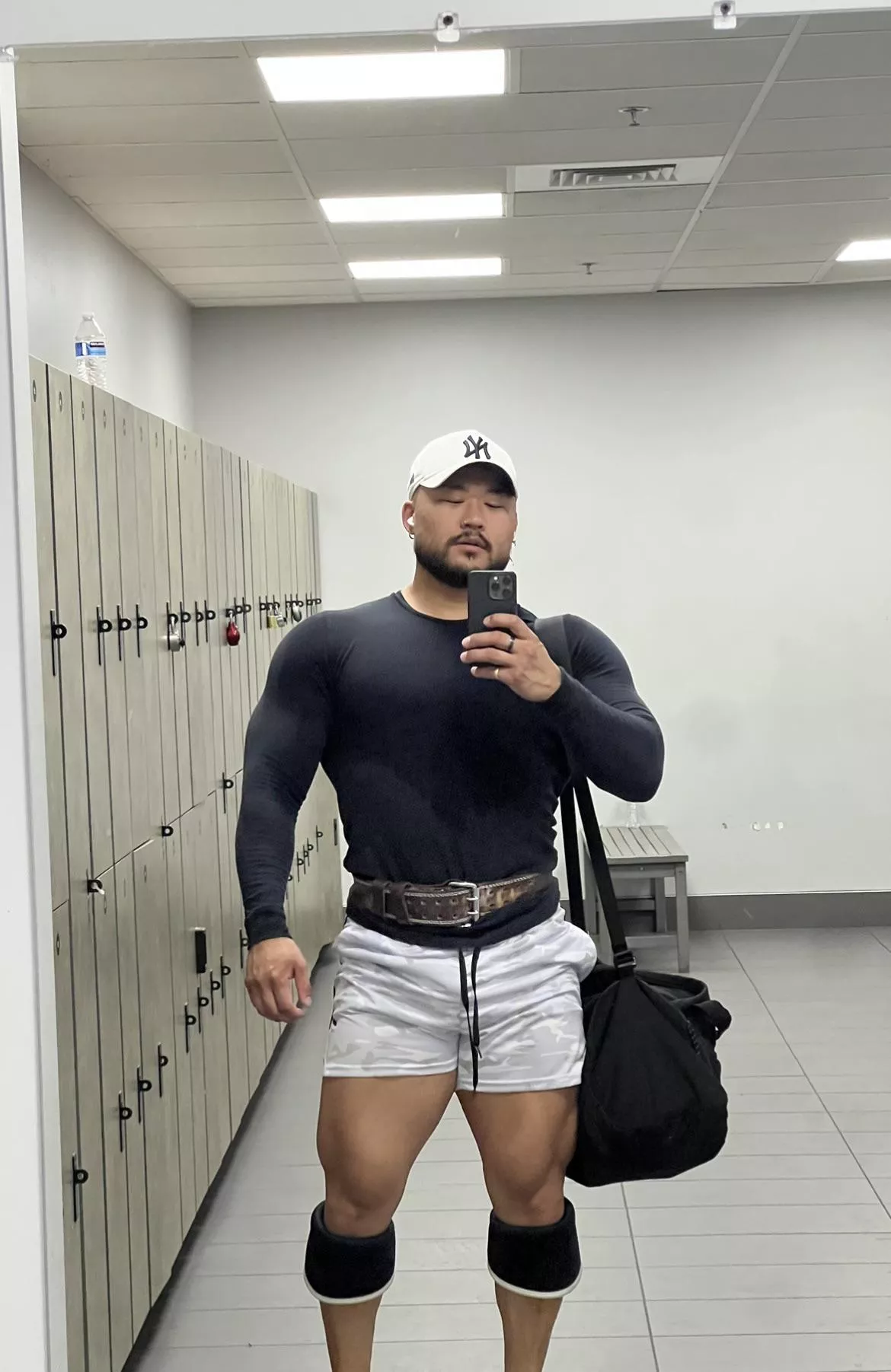 Nice and sweaty after a grueling workout. Who wants a taste?