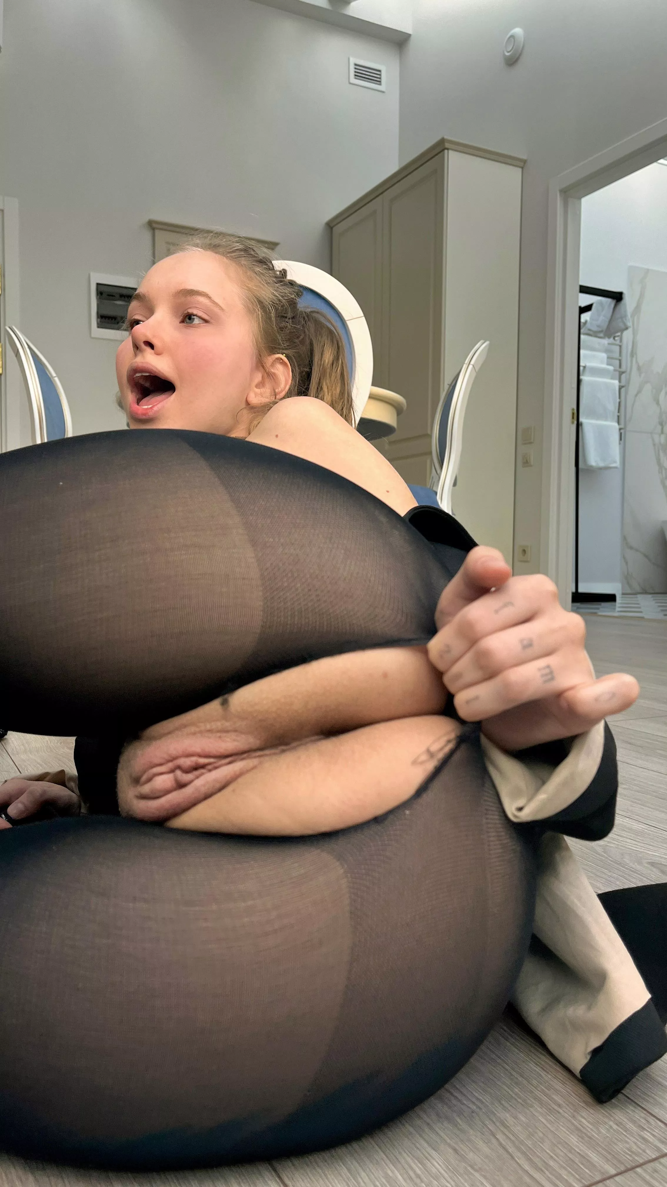 Oops, sorry, I ripped your favorite pantyhose a little bit