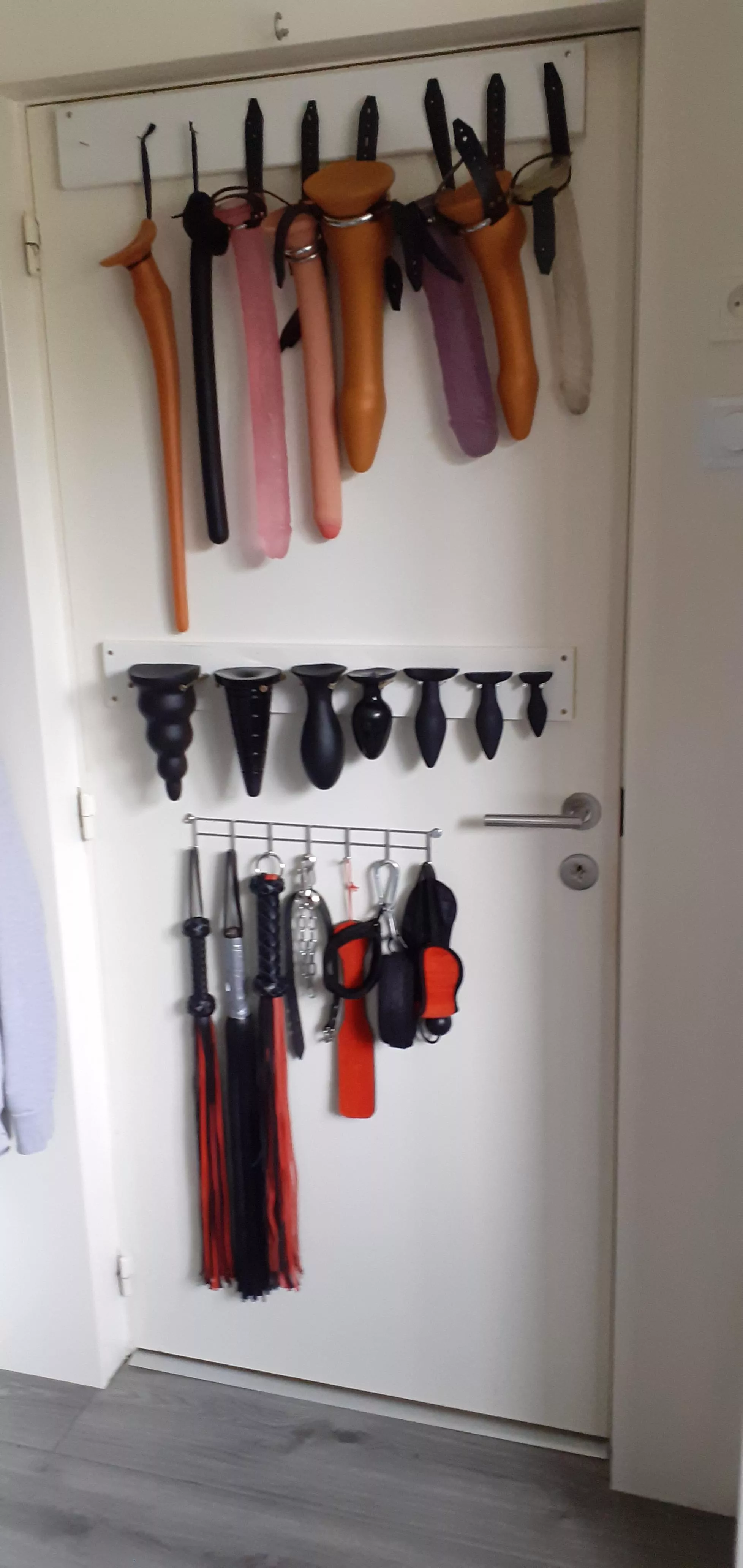 Our closet wass full and we have a lot more toys...had to search for a selution. This working perfect.