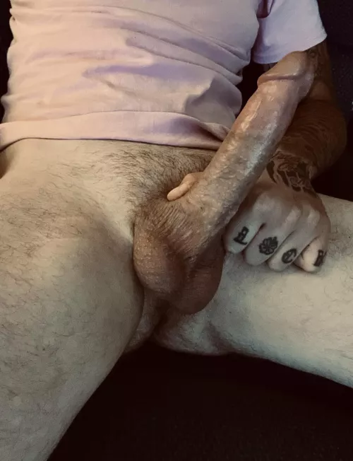 Some late night cock play