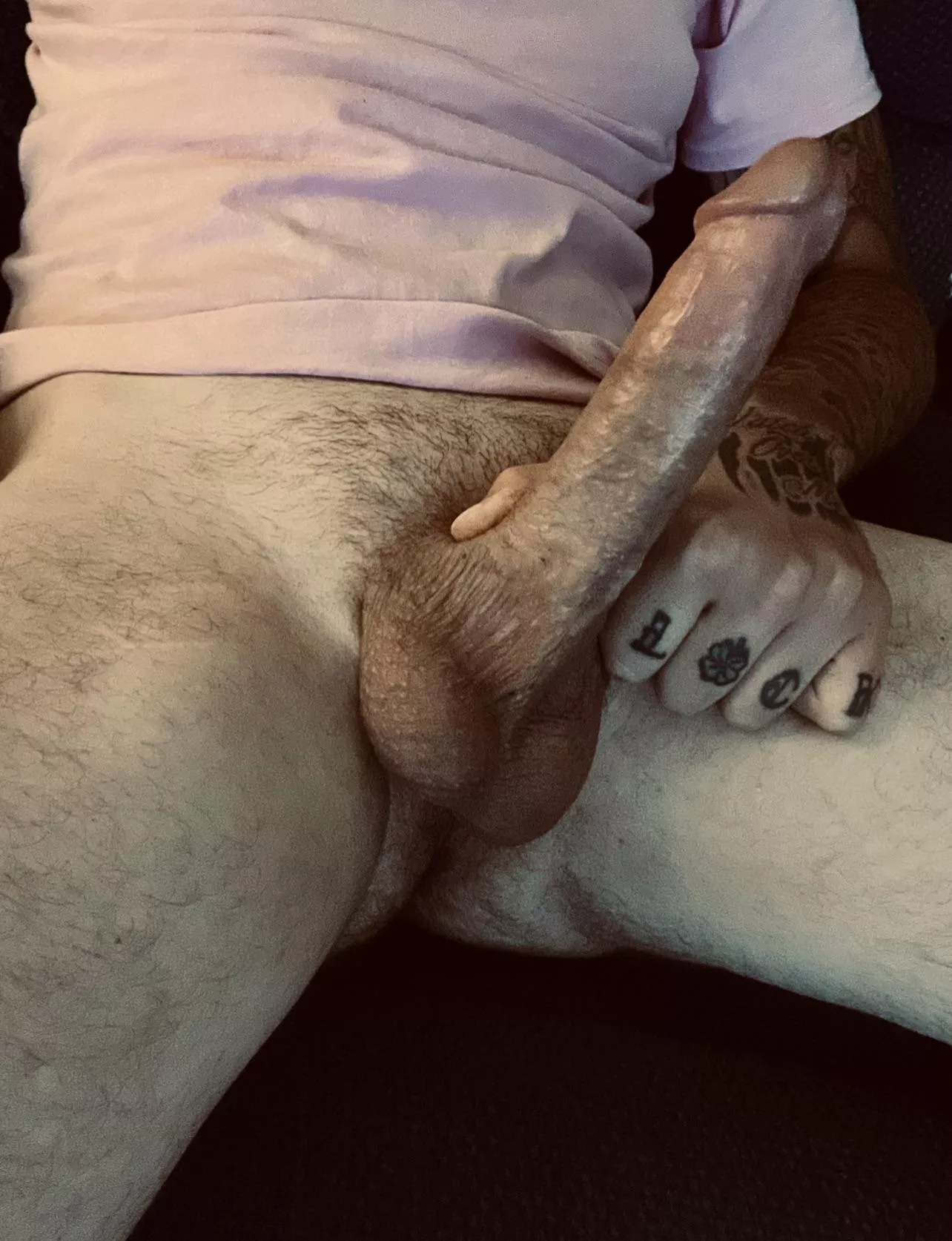 Some late night cock play