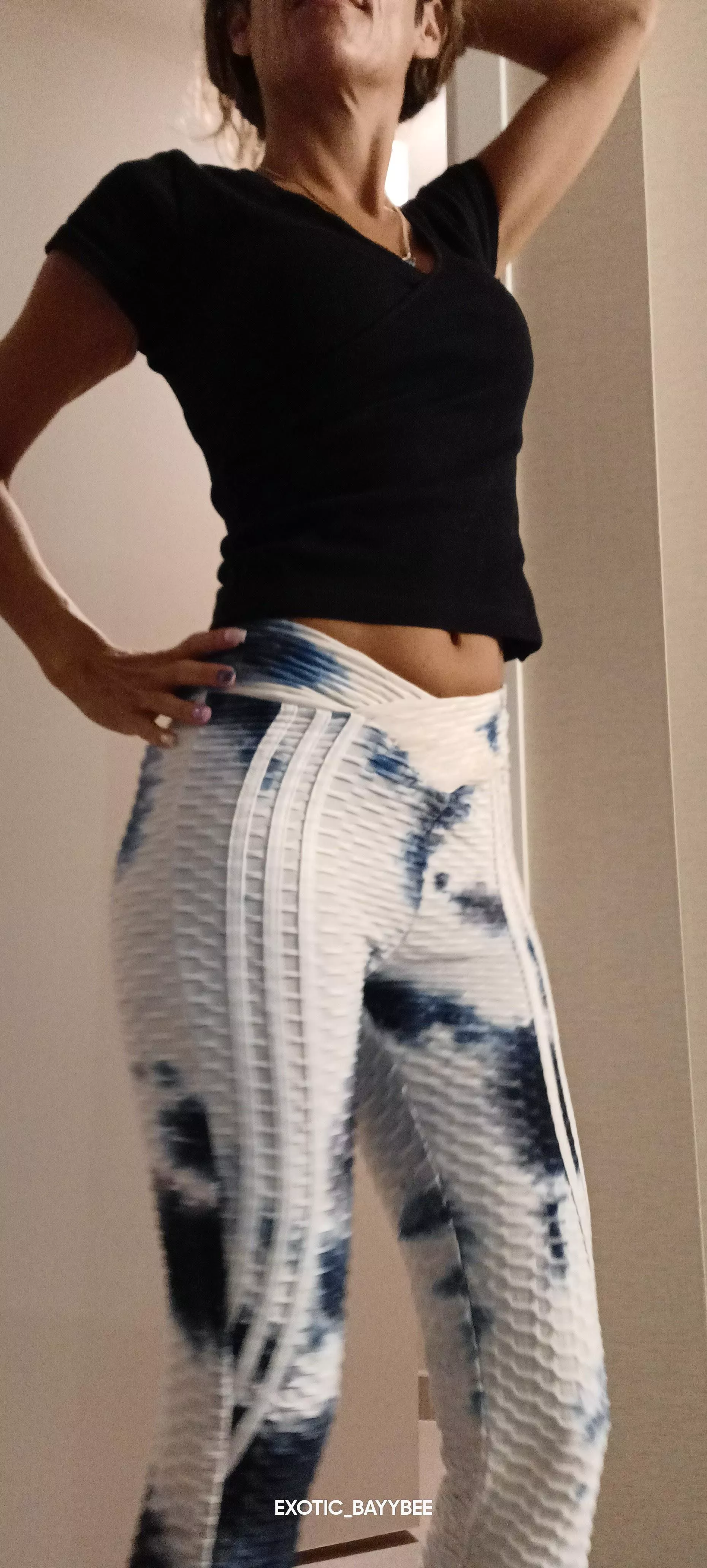 Some like my leggings on, I like them off