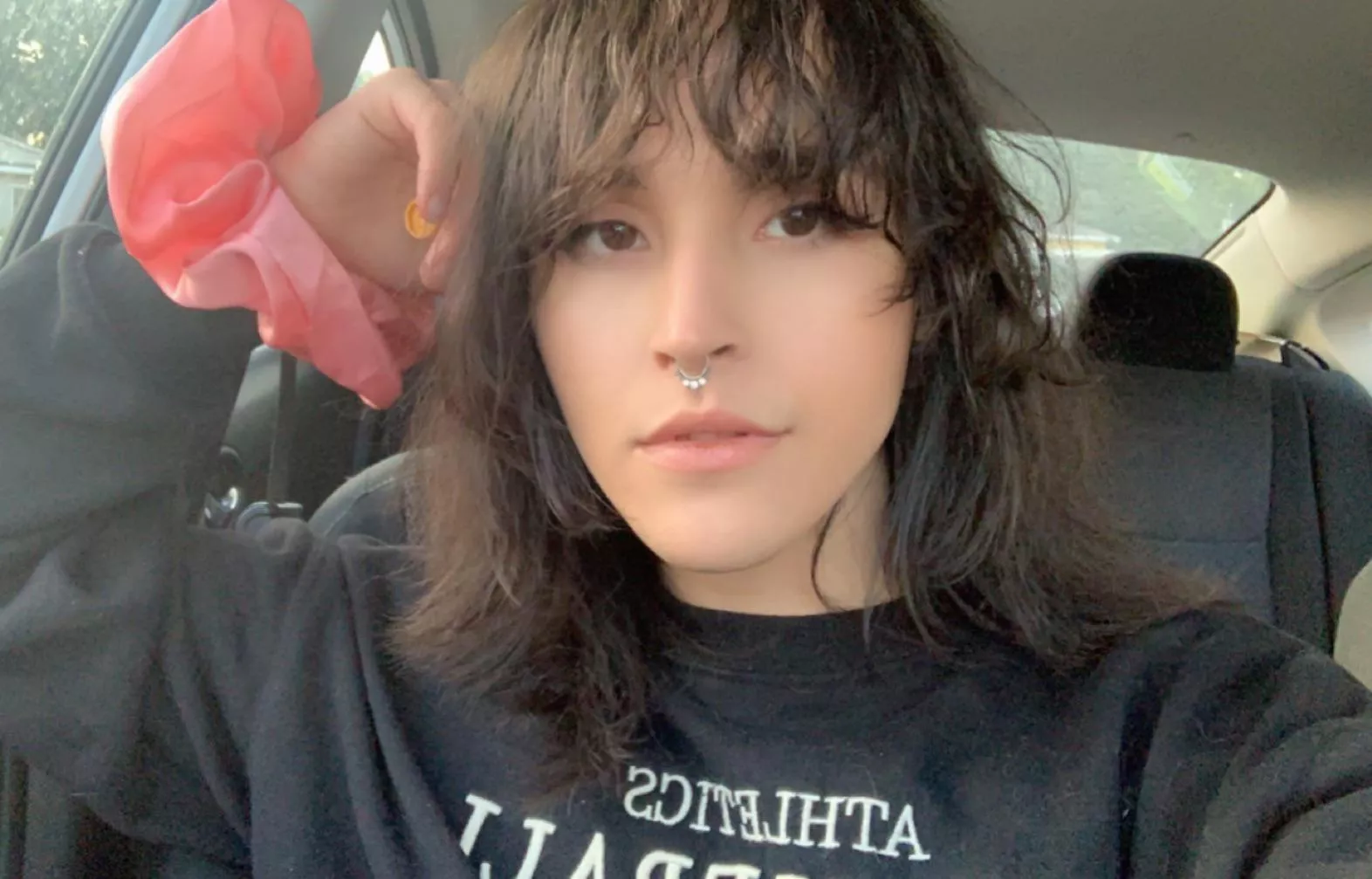 straightened my hair ^-^