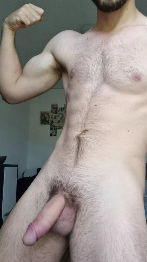Wanna suck my uncut cock