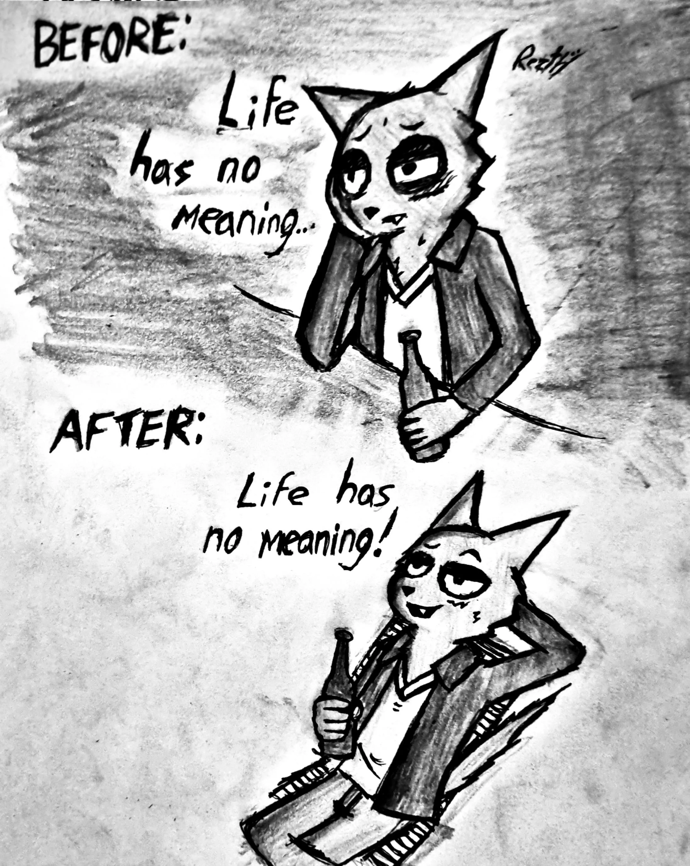 1 situation 2 scenarios.