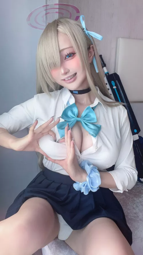 Asuna from Blue Archive by chamomile