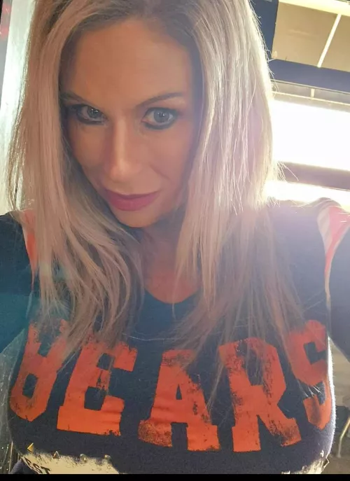 Chicago Bears blue ...ready for game 💙🧡🐻