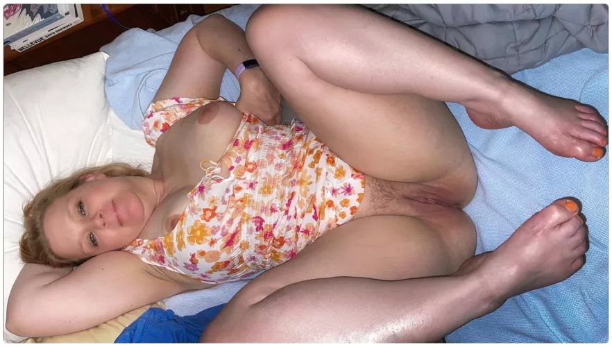 Every time I wear a sundress, I end up on my back with the dress around my waist...