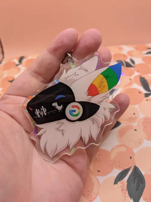 Google Protogen! (Acrylic Charm Edition)