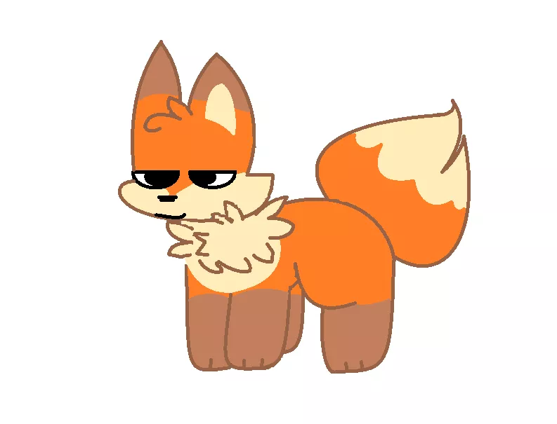 Hewwo, I always wanted to join the community but feared of what people might think of me >w<. There is my first art made in PAINT ;3, trying to save up some money to buy a drawing tablet.