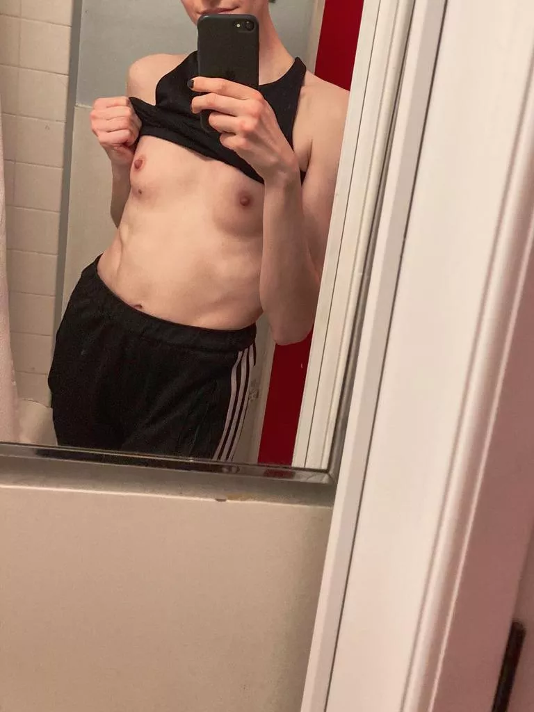 Hope you're ok with my tits being so small