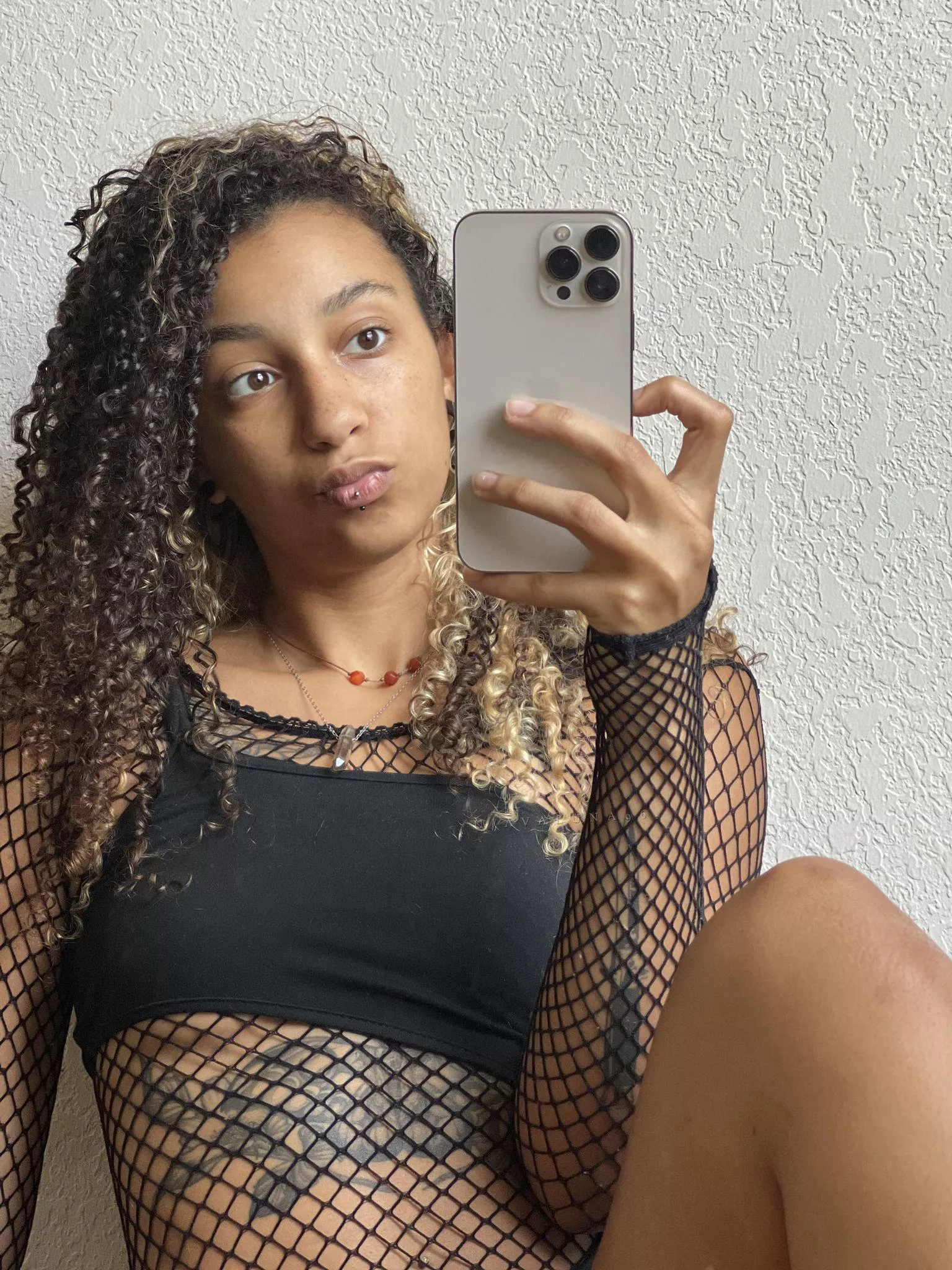 I apologize for the goofy face but I thought my eyes looked pretty here